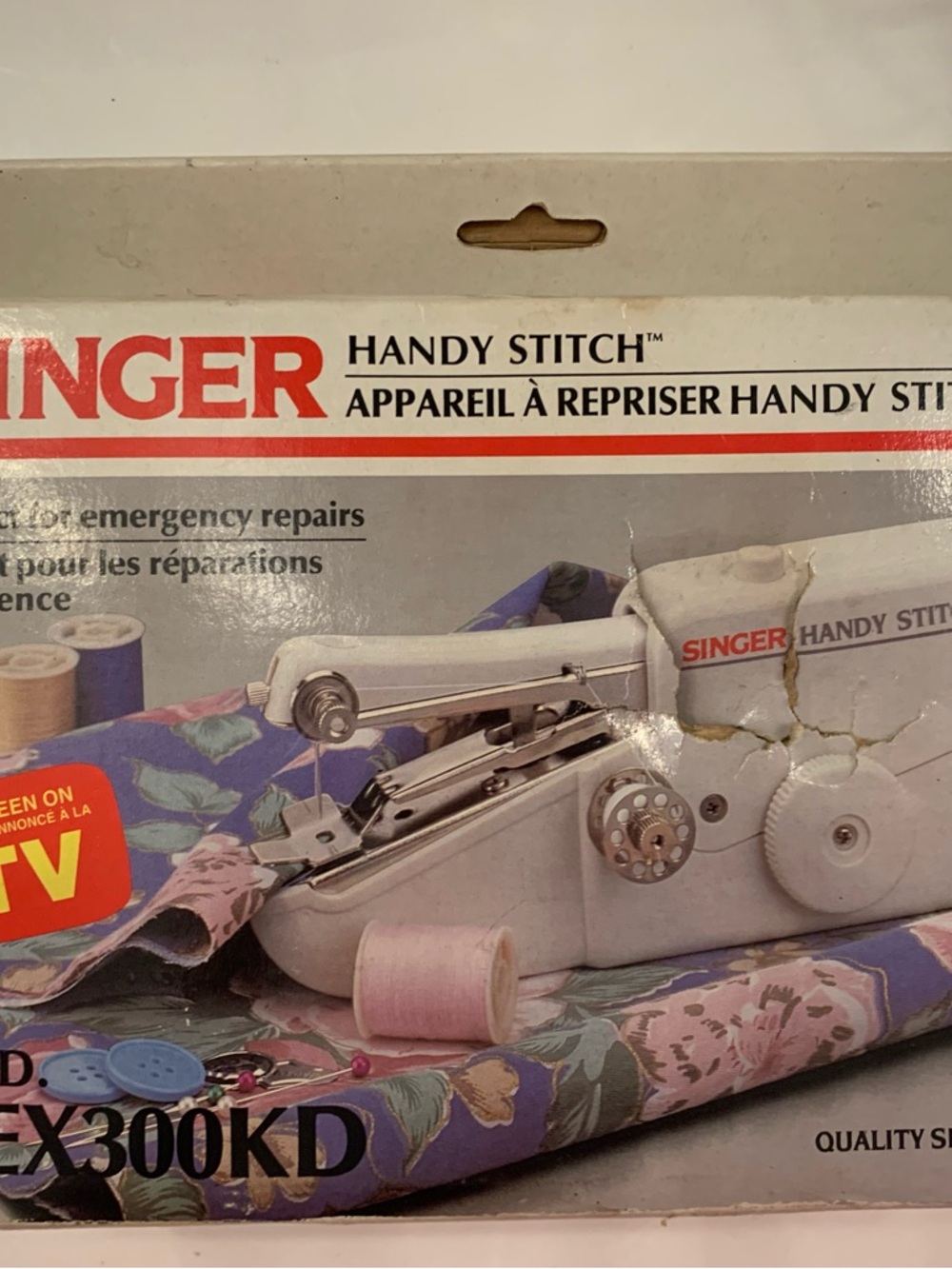Singer Handy Stitch Portable Handheld Sewing Machine - White